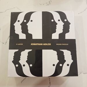 Jonathan Adler Atlas Layered Wood 3 Layer Puzzle by Galison Aesthetic Modern